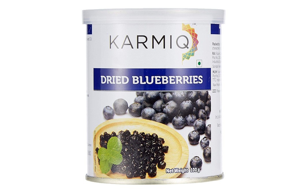 Karmiq Dried Blueberries    Tin  100 grams